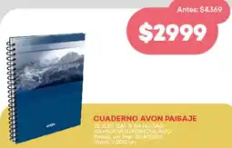 Supermercados Tadicor Cuaderno avon paisaje oferta
