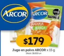 Cordiez Arcor jugo en polvo oferta