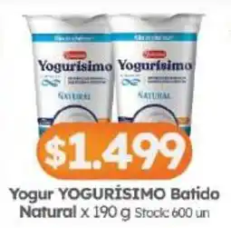 Cordiez Yogurísimo natural yogur batido oferta