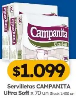 Cordiez Campanita ultra soft servilletas oferta