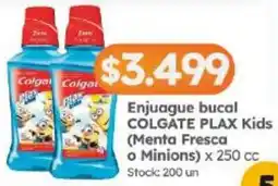 Cordiez Colgate plax kids enjuague bucal oferta