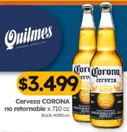 Cordiez Corona cerveza no retornable oferta