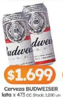 Cordiez Budweiser cerveza lata oferta