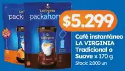 Cordiez La virginia café instantáneo tradicional o suave oferta