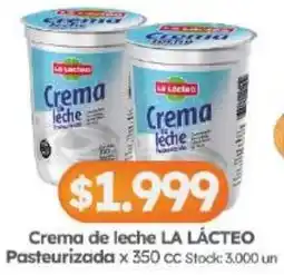 Cordiez La lácteo crema de leche pasteurizada oferta