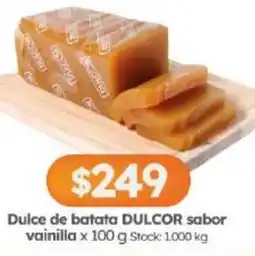 Cordiez Dulcor dulce de batata sabor vainilla oferta