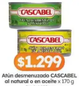 Cordiez Cascabel atún desmenuzado al natural o en aceite oferta