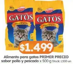 Cordiez Primer precio alimento para gatos  sabor pollo y pescado oferta