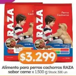 Cordiez Raza alimento para perros cachorros sabor carne oferta