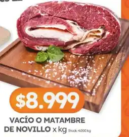 Cordiez Vacío o matambre de novillo oferta