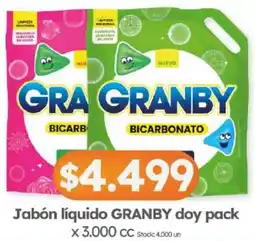 Cordiez Granby jabón líquido doy pack oferta