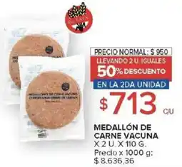 Carrefour Market Medallón de carne vacuna oferta