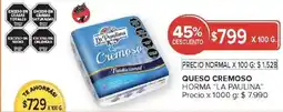 Carrefour Market La paulina queso cremoso horma oferta