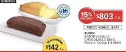 Carrefour Market Budín sabor vainilla/ chocolate oferta