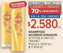 Carrefour Market Sedal shampoo/ acondicionador oferta