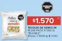 Carrefour Market Bulnez noquis de semolin flow pack oferta