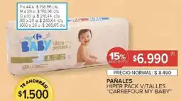 Carrefour Market Carrefour my baby pañales hiper pack v/talles oferta