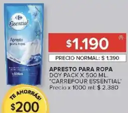 Carrefour Market Carrefour essential apresto para ropa oferta