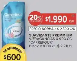 Carrefour Market Carrefour suavizante premmium v/fragancias oferta