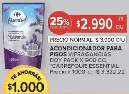 Carrefour Market Carrefour essential acondicionador para pisos v/fragancias doy pack oferta