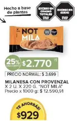 Carrefour Market Not mila milanesa con provenzal oferta