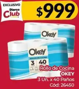 Diarco Okey rollo de cocina oferta