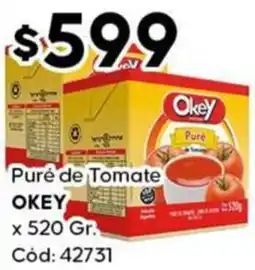 Diarco Okey puré de tomate oferta