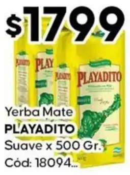 Diarco Playadito yerba mate suave oferta