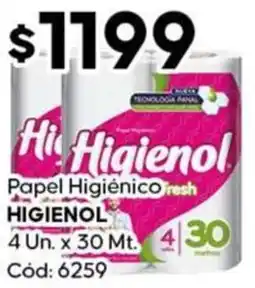 Diarco Higienol papel higiénico oferta