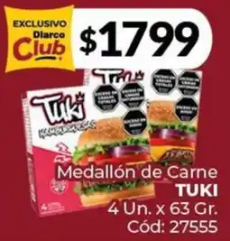 Diarco Tuki medallón de carne oferta