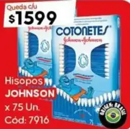 Diarco Johnson hisopos oferta