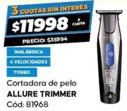 Diarco Allure trimmer cortadora de pelo oferta