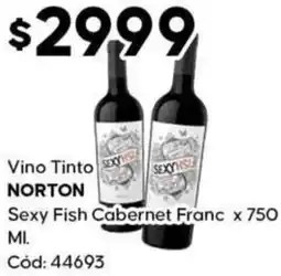 Diarco Norton vino tinto sexy fish cabernet franc oferta