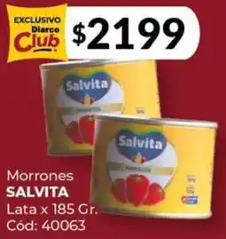 Diarco Salvita morrones lata oferta