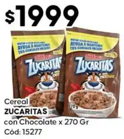 Diarco Zucaritas cereal con chocolate oferta