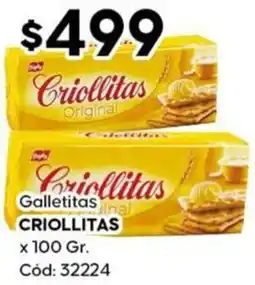 Diarco Criollitas galletitasnal oferta