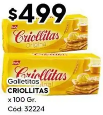 Diarco Criollitas galletitasnal oferta