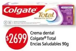 Supermercados Caracol Colgate crema dental total encías saludables 90g oferta