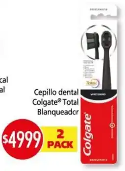 Supermercados Caracol Colgate cepillo dental total blanqueador oferta