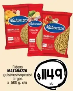 Supermercados Caracol Matarazzo fideos guiseros/soperos/ largos oferta