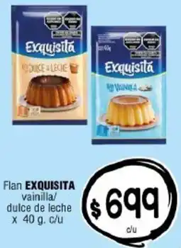 Supermercados Caracol Exquisita flan vainilla/ dulce de leche oferta