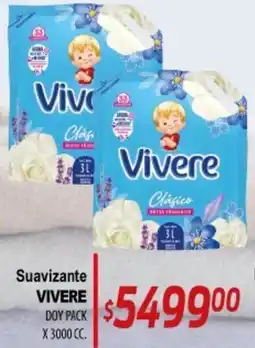 Supermercados Caracol Vivere suavizante doy pack oferta