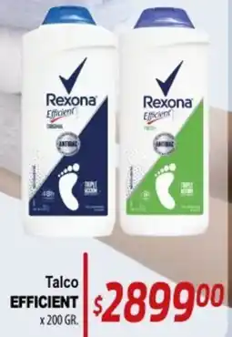 Supermercados Caracol Rexona efficient talco oferta