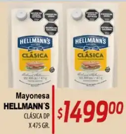 Supermercados Caracol Hellmann's mayonesa clásica dp oferta