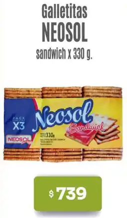 Beltrán Supermercados Neosol galletitas sandwich oferta