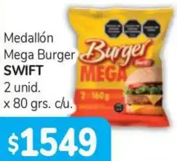 Beltrán Supermercados Swift medallón mega burger oferta