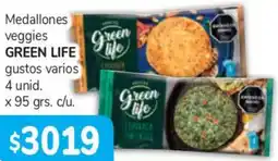 Beltrán Supermercados Green life medallones veggies oferta