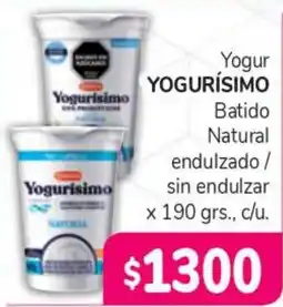 Beltrán Supermercados Yogurísimo yogur batido natural endulzado / sin endulzar oferta