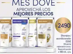 Beltrán Supermercados Dove shampoo / acondicionador oferta