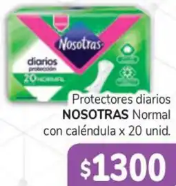 Beltrán Supermercados Nosotras protectores diarios normal con calendula oferta